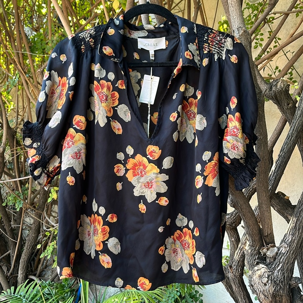 The Great short sleeve blouse NWT size 3